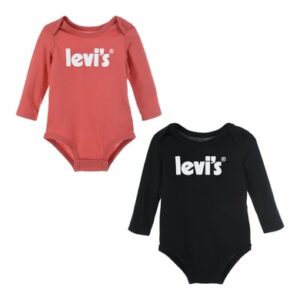Levi's®2er Pack Bodies schwarz/grau