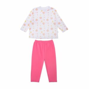 Liliput 2tlg. Schlafanzug Schmetterling weiss-pink