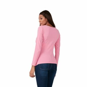 M.M.C. Umstandslangarmshirt Baby Füße mit Motiv Rosa