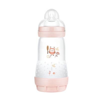 MAM Babyflasche Easy Start Anti Colic-Elements 260 ml Eule in rosa