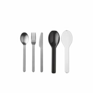 MEPAL Besteckset Ellipse 3-teilig - nordic black