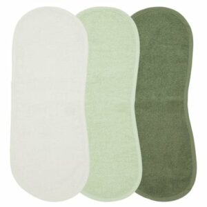MEYCO Spucktücher XL 3er Pack Offwhite/Soft Green/Forest Green