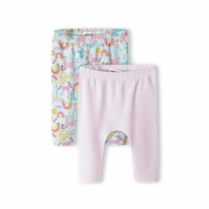 MINOTI 2er-Pack Leggings Aquamarin/Hellrosa