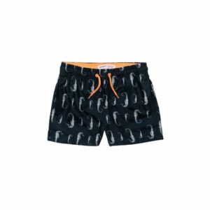 MINOTI Gemusterte Shorts Dunkelblau