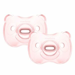Medela Baby Schnuller Soft Silicone 0-6 UNO in hellrosa