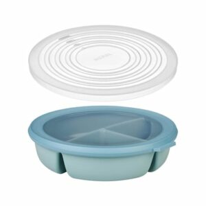 Mepal Bento Bowl mit Mikrowellendeckel Cirqula 250 + 250 + 500 ml hellgrün