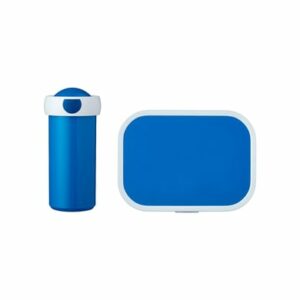 Mepal Brotdose + Verschlussbecher Campus 300 ml + 700 ml 2er Set blau