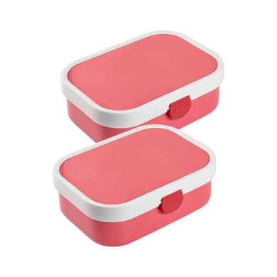 Mepal Brotdosen mit Einsatz Campus 700 ml 2er Set pink