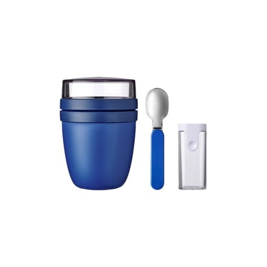 Mepal Lunchpot + Faltbarer Löffel Ellipse 500 + 200 ml blau