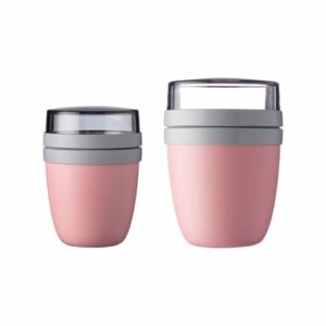 Mepal Lunchpot mini + regular Ellipse 2er Set pink