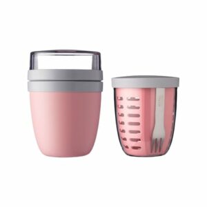 Mepal Lunchpot mit Fruipot Ellipse 2er Set pink