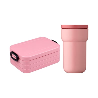 Mepal Lunchset Kaffee Ellipse + TAB pink