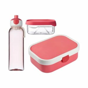 Mepal Promotion-Set mit Wasserflasche Pop-Up pink Campus pink