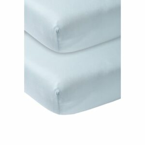 Meyco Jersey Spannbettlaken 2er Pack 70 x 140 cm hellblau