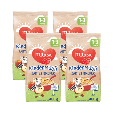 Milupa Kindermüsli Bircher 4 x 400 g ab dem 1. Jahr