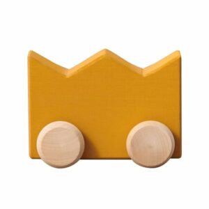 Montessori® Kronenfahrzeug Montessori Spielzeug gelb