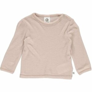 Müsli Babylangarmshirt aus Merinowolle Spa rose