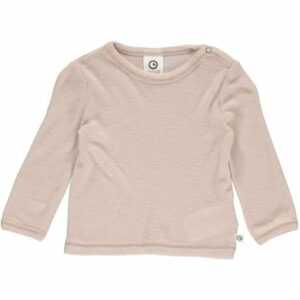 Müsli Babylangarmshirt aus Merinowolle Spa rose