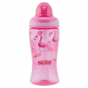 Nûby Trinkhalmflasche Soft Flip-It 360ml ab 12 Monate