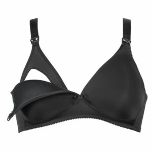 NATURANA wattierter Still-BH E-Cup schwarz