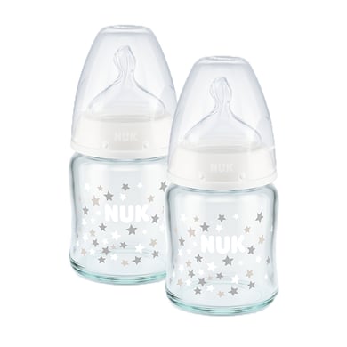 NUK Glasflasche First Choice⁺ ab der Geburt 120 ml