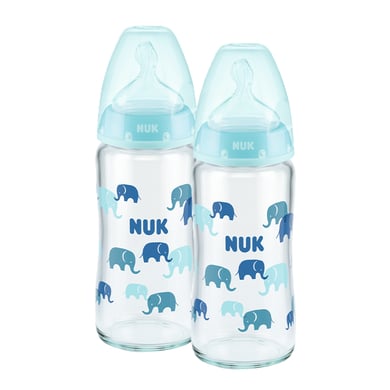 NUK Glasflasche First Choice⁺ ab der Geburt 240 ml