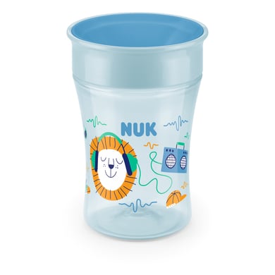 NUK Trinklernbecher Magic Cup 230 ml 360°-Trinkrand in hellblau