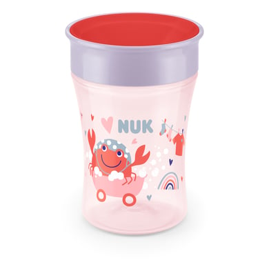 NUK Trinklernbecher Magic Cup 230 ml 360°-Trinkrand rot