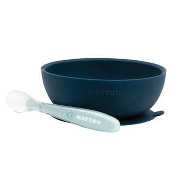 Nattou Esslern Set 2 teilig blau/hellblau