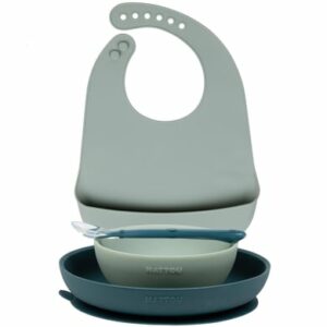 Nattou Esslern Set + Lätzchen Grün