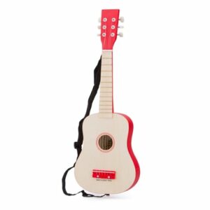 New Classic Toys Gitarre - DeLuxe - Natur/Rot