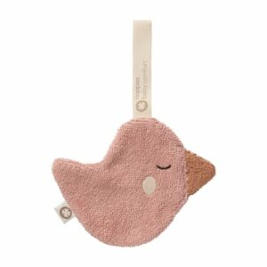 Noppies Schnullertuch Duck pacifier cloth Misty Rose