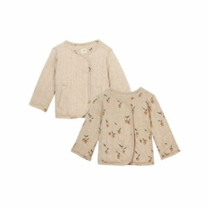 Noppies Strickjacke Jarell - Reversible Sand Melange