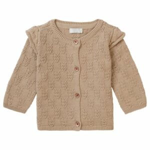 Noppies Strickjacke Valdese Light Taupe