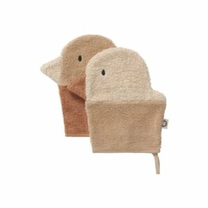 Noppies Waschlappen Duck terry wash cloths Indian Tan