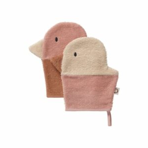 Noppies Waschlappen Duck terry wash cloths Misty Rose