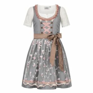 Nübler Kinderdirndl 3-teilig Jasmin Grau