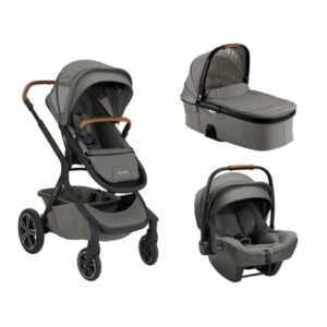 Nuna Kinderwagen DEMI™ grow Oxford inkl. Babywanne + Babyschale Pipa next Granite