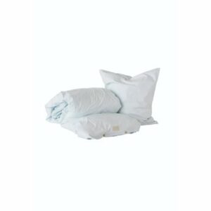 OYOY Bettwäsche Nuku Bedding - Adult H200 x W140 cmH60 x W63 cm ice blue