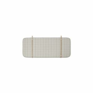 OYOY Stoff Kopfbrett Grid Headboard offwhite