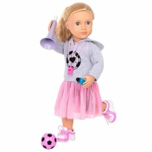Our Generation Deluxe Outfit Fußball & Fashion für 46 cm Puppen Mehrfarbig
