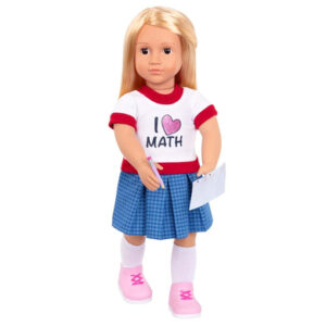 Our Generation Outfit Ich mag Mathe für 46 cm Puppen Mehrfarbig