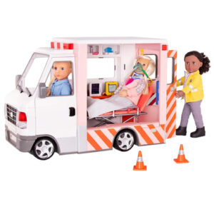 Our Generation Rettungswagen mit Accessoires Mehrfarbig
