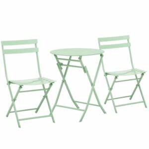 Outsunny Gartenmöbel-Set im kompaktem Design grün