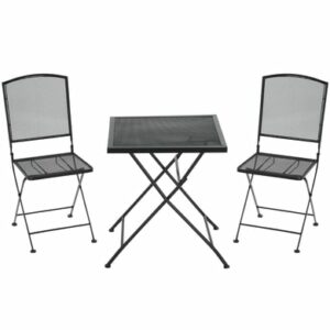 Outsunny Gartenmöbel-Set mit Faltfunktion grau