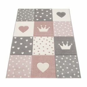 Paco Home Teppich Pink 133 x 133 cm