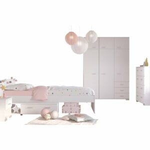 Parisot Kinderzimmer Set 4tlg Galaxy 153 Weiß Weiß