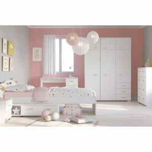 Parisot Kinderzimmer Set 5tlg Galaxy 151 Weiß Weiß