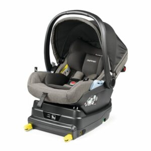 Peg Perego Babyschale Primo Viaggio Lounge City Grey inklusive i-Size base Schwarz