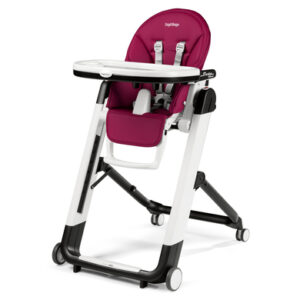 Peg Perego Hochstuhl Siesta Follow Me Berry Lederimitat